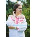 Boho Style Ukrainian Embroidered Folk Blouse 36